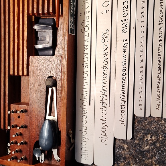 Keuffel & Esser letter set - Picture 2 of 6